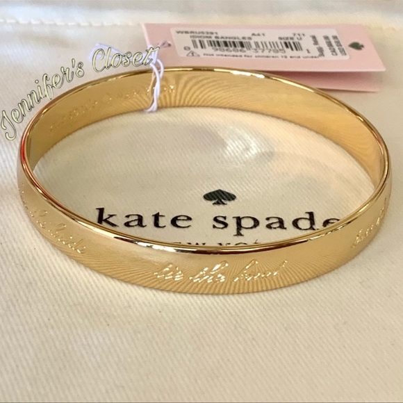 NWT ♠️ Kate Spade Bride Idiom Bangle Bracelet